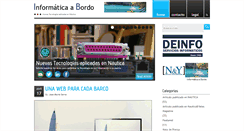 Desktop Screenshot of informaticaabordo.com