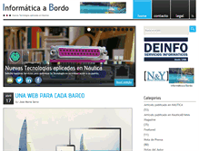 Tablet Screenshot of informaticaabordo.com